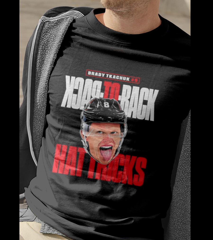 Brady Tkachuk Back To Back Hat Tricks T-Shirt