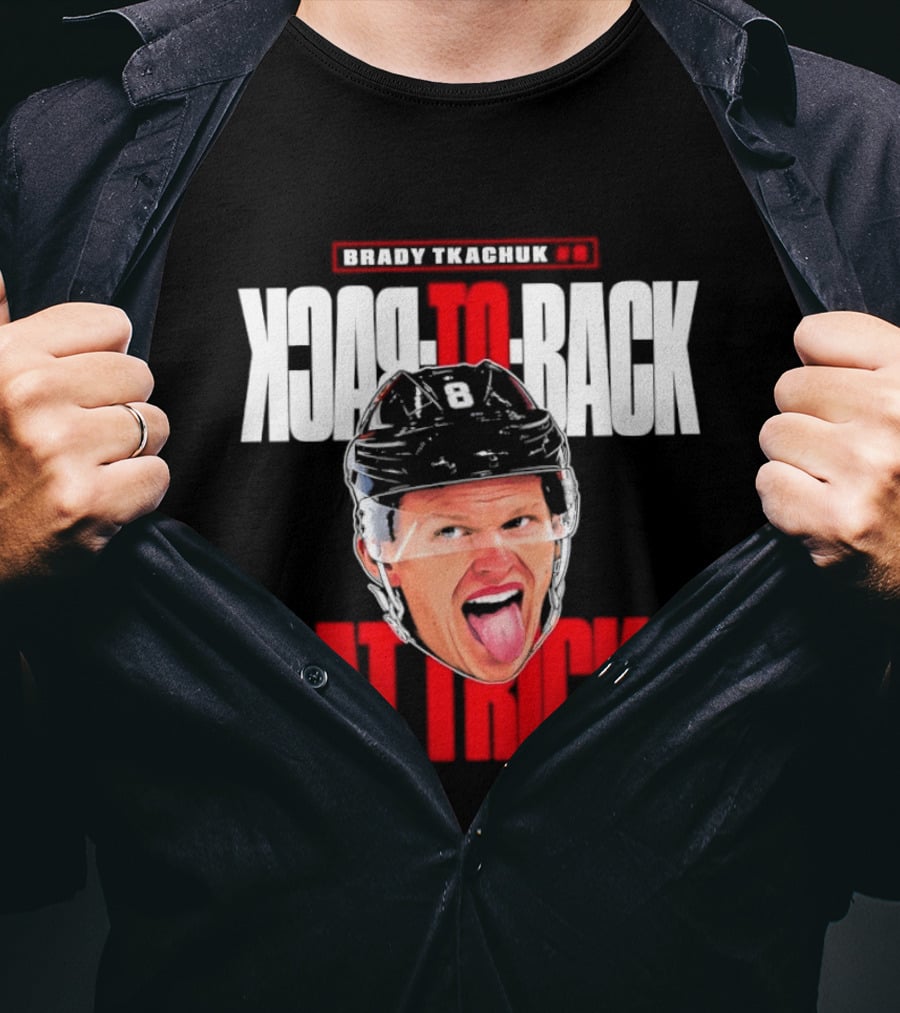 Brady Tkachuk Back To Back Hat Tricks T-Shirt