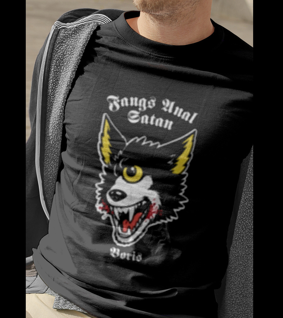 Boris Fangsanalsatan Yellow Eared Wolf Head Tour 2026 T-Shirt