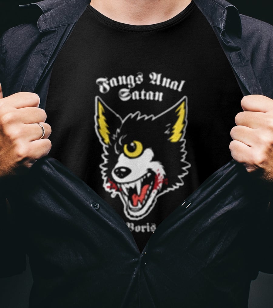 Boris Fangsanalsatan Yellow Eared Wolf Head Tour 2026 T-Shirt