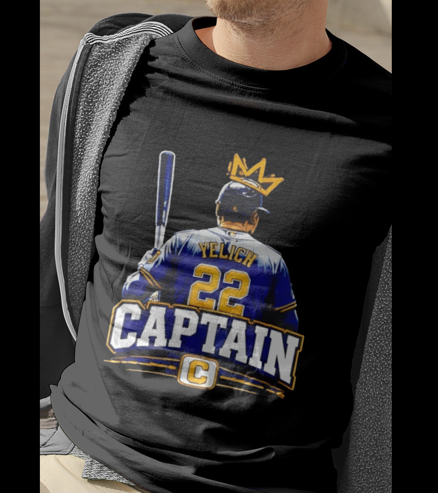Yelich 22 Captain C Milwaukee Brewers NLCS 2026 T-Shirt