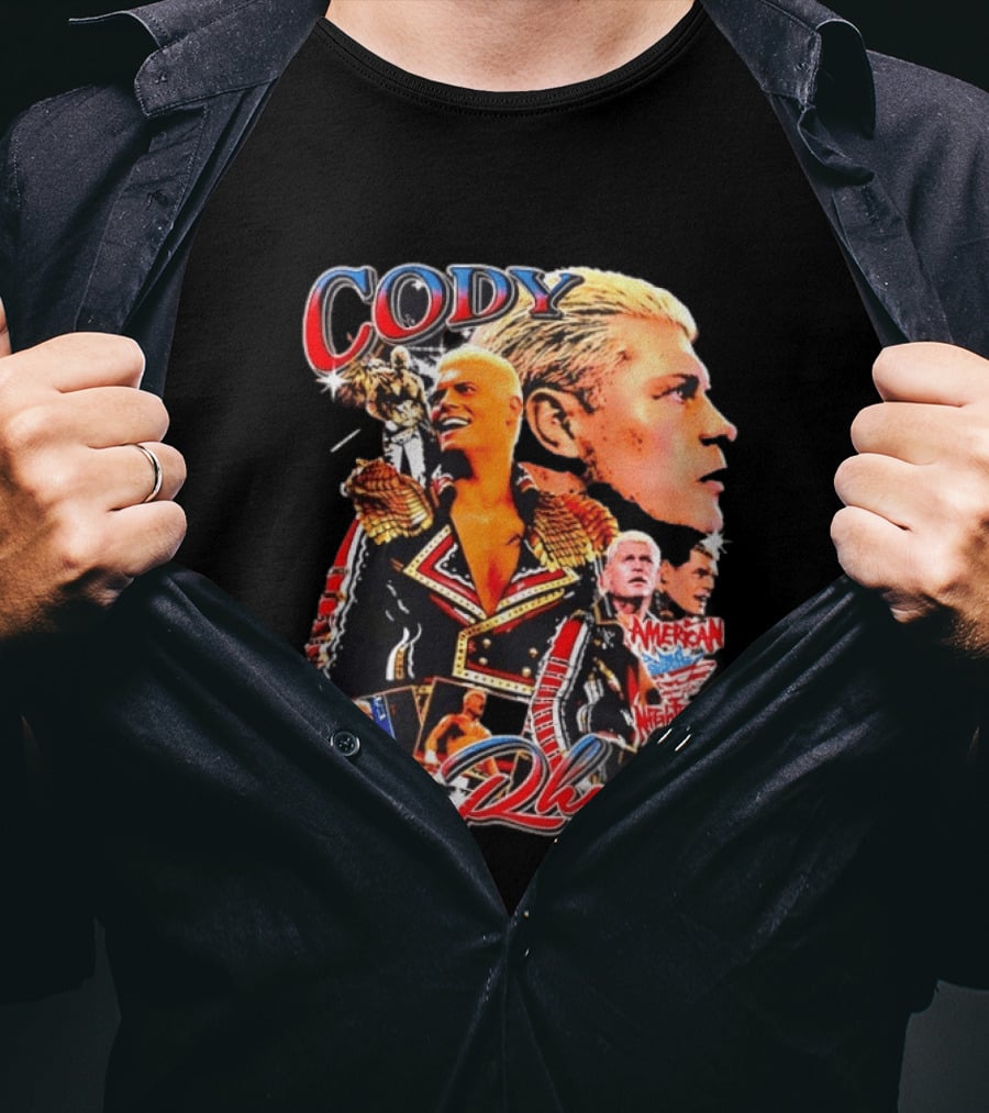 Cody Rhodes American Nightmare Retro Bootleg T-Shirt