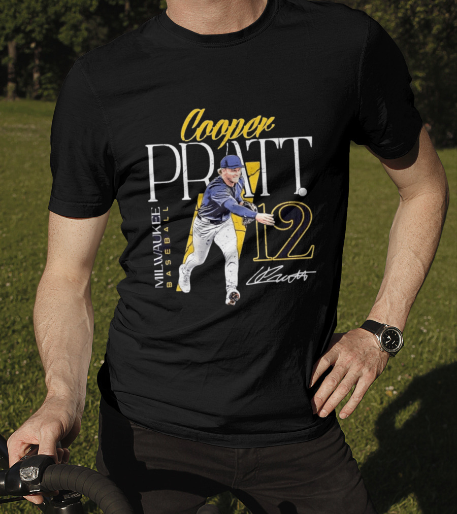 Cooper Pratt Milwaukee Baseball No 12 T-Shirt