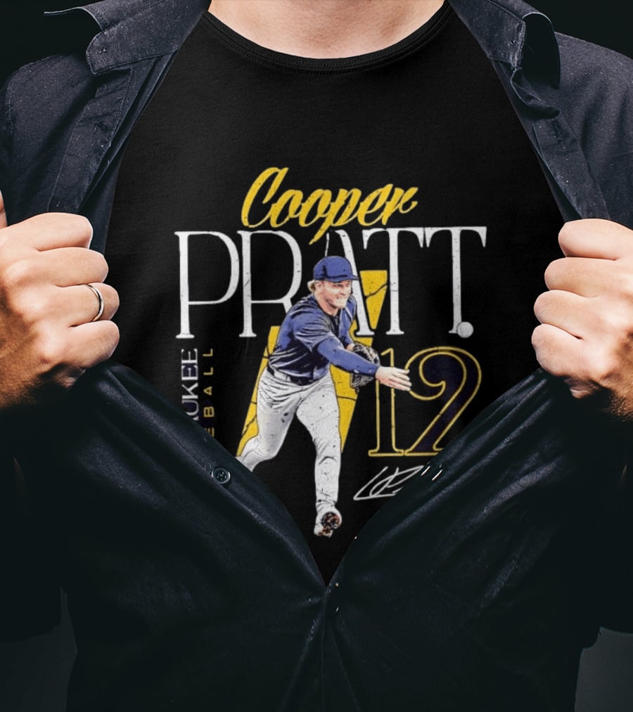 Cooper Pratt Milwaukee Baseball No 12 T-Shirt