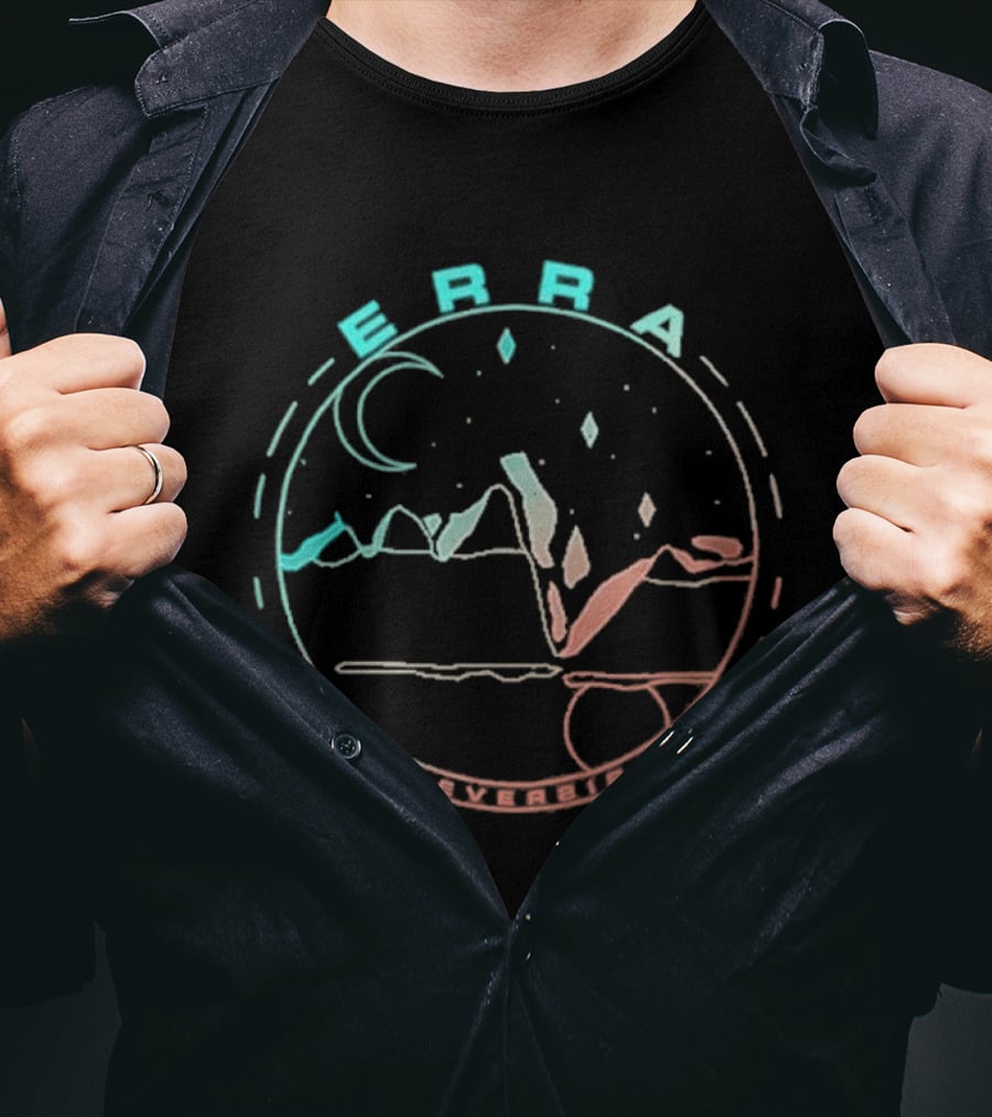 Erra Drift 2026 Lunar Mountain Landscape Vintage Aesthetic T-Shirt