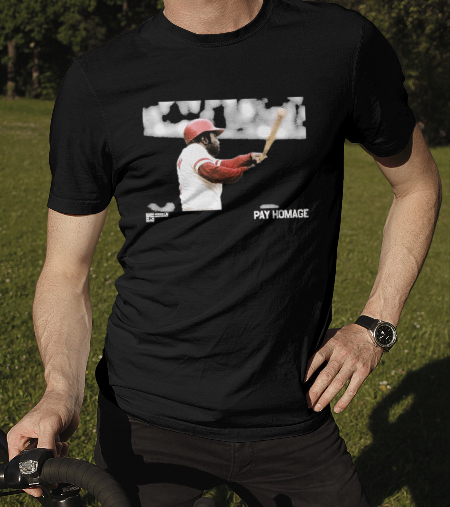 Joe Morgan Baseball Swing Pay Homage T-Shirt