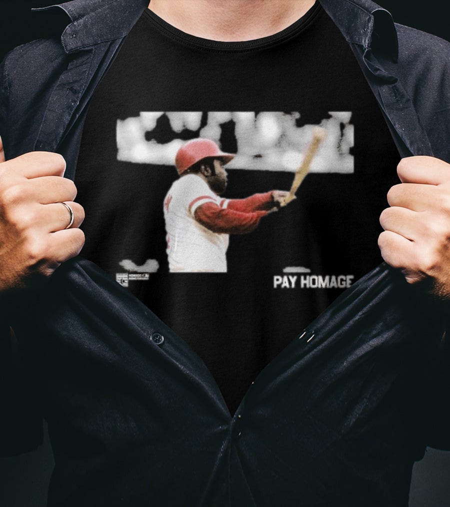 Joe Morgan Baseball Swing Pay Homage T-Shirt