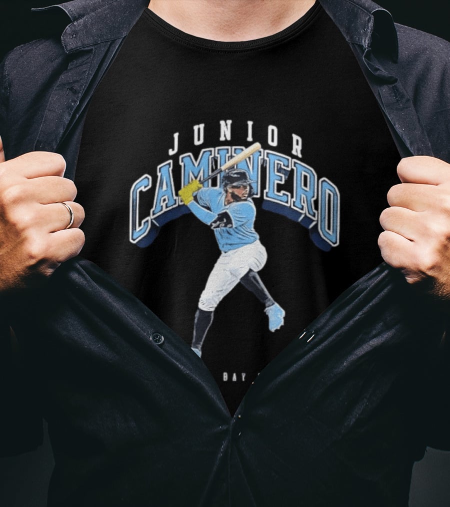 Junior Caminero Tampa Bay Baseball #9 T-Shirt