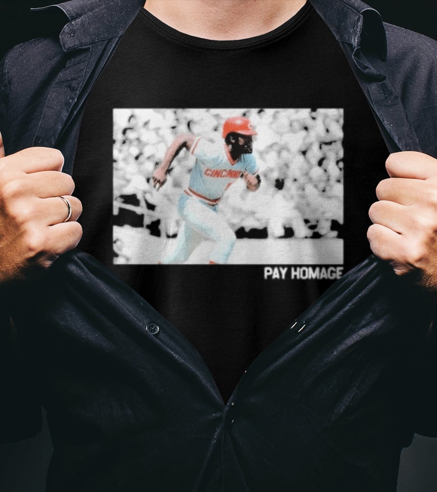 Cincinnati Baseball Legend George Foster Pay Homage T-Shirt