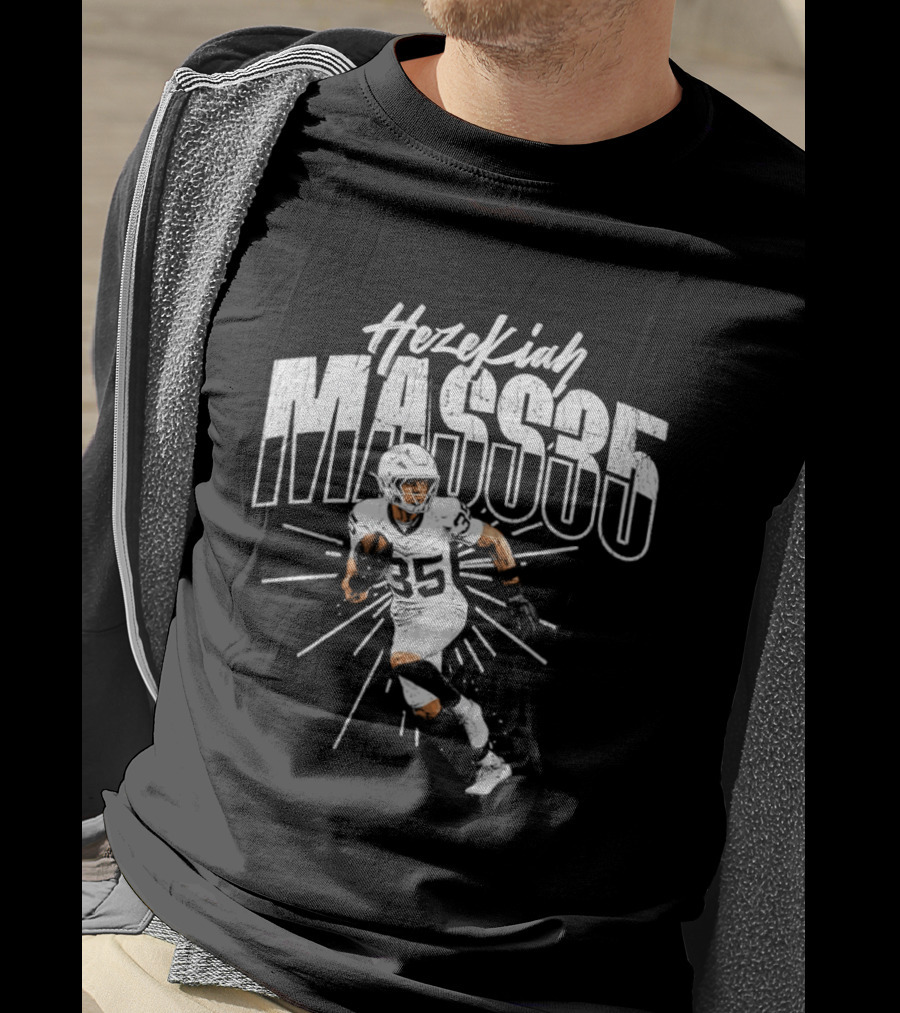Hezekiah Mass35 Football Player Las Vegas Raiders T-Shirt