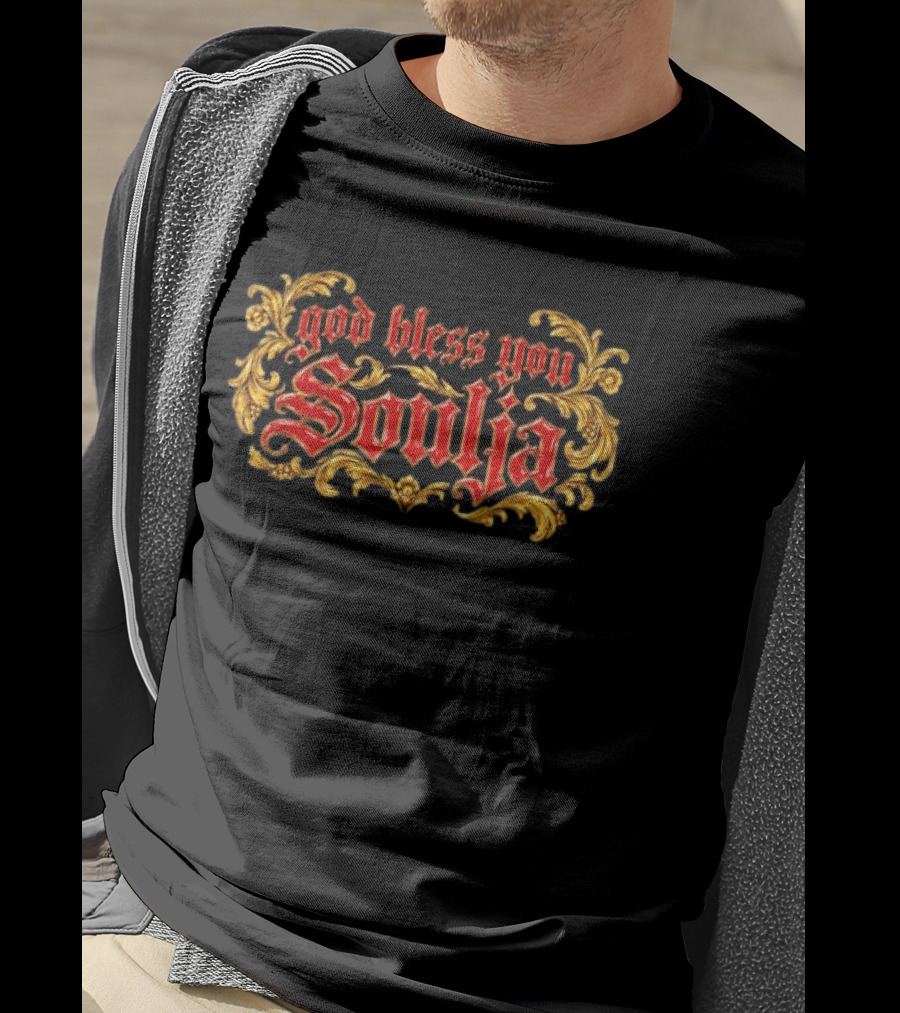 God Bless You Soulja Vintage Baroque T-Shirt