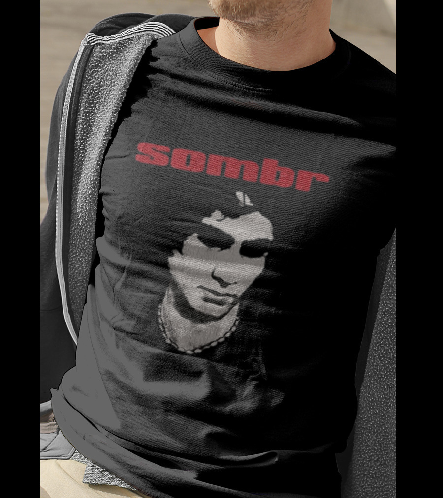 Sombr Store 2026 You Are The Reason Dateback Tour Necklace Face T-Shirt