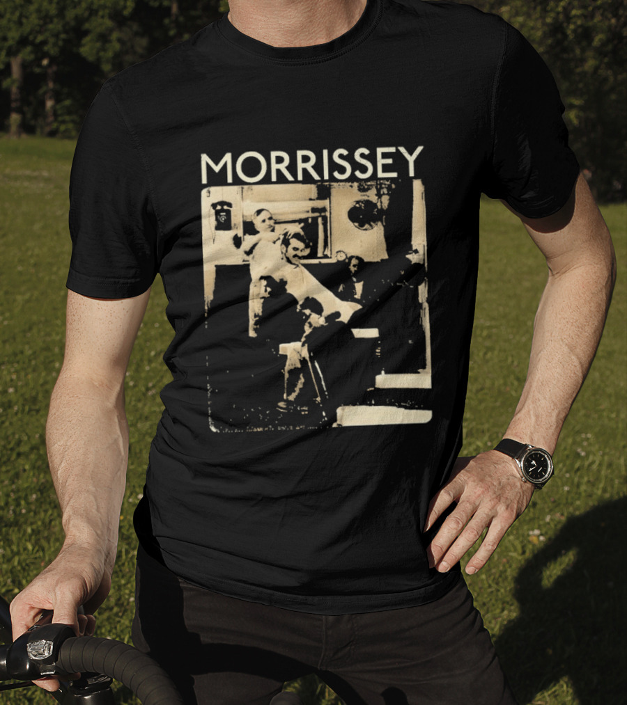 Morrissey Barbershop Scene 2026 Tour T-Shirt