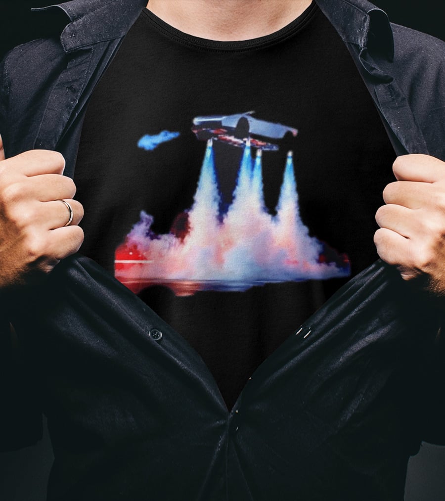 Tesla Flying Car Rocket Launch Innovation T-Shirt