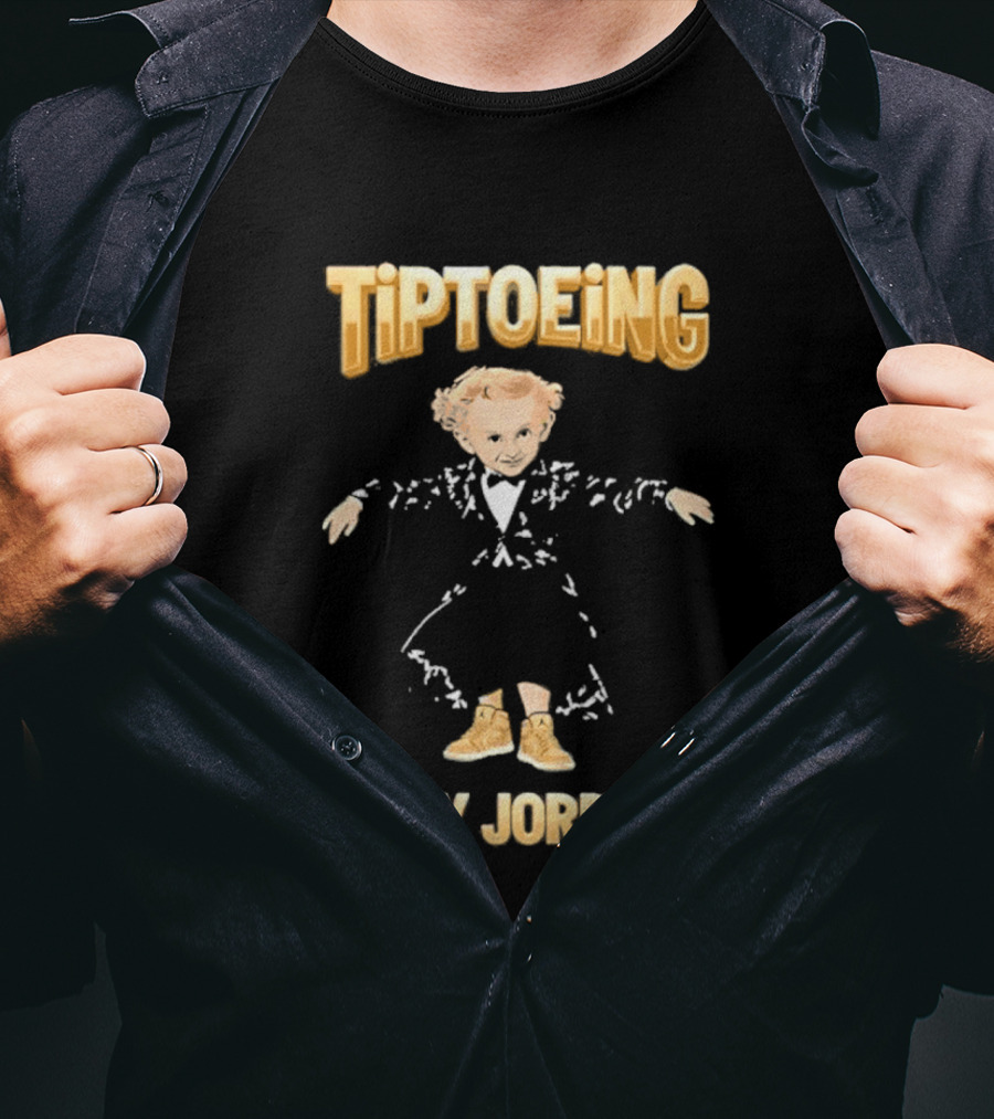Tiptoeing In My Jordans With Child T-Shirt