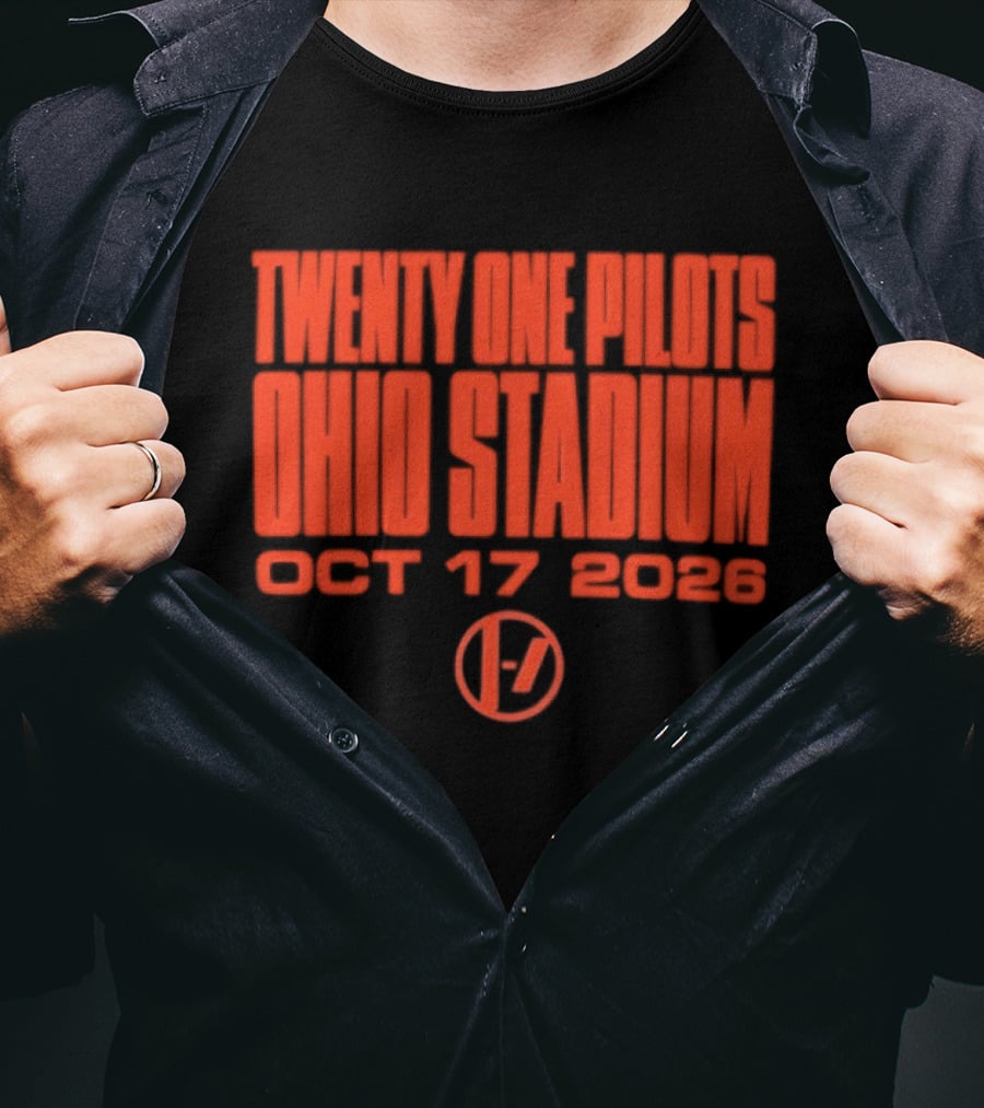 Twenty One Pilots Ohio Stadium Oct 17 2026 Event T-Shirt