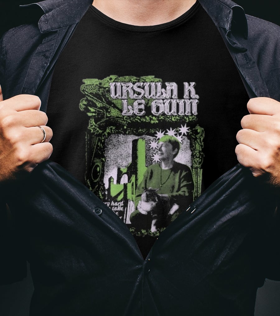 Ursula K. Le Guin It Is Very Hard For Evil To Take Hold Of The Unconsenting Soul Vintage Frame T-Shirt
