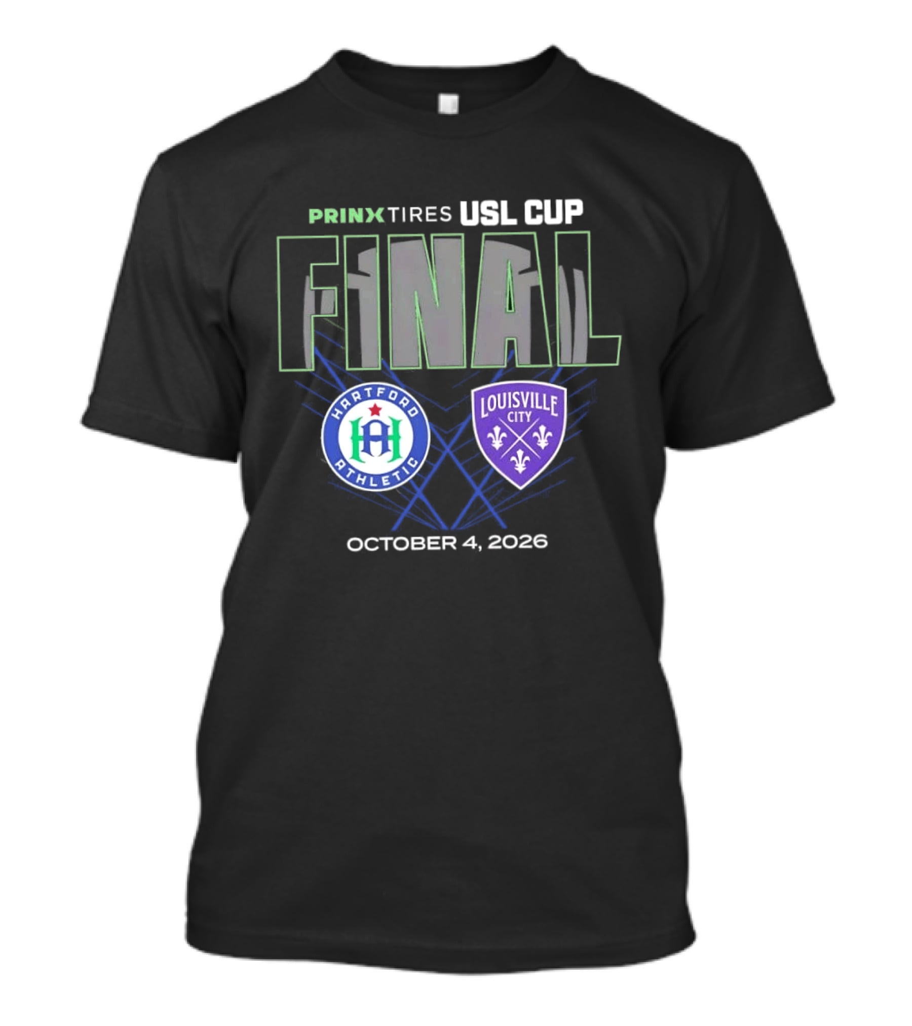 USL Cup 2026 Match Up Hartford Vs Louisville T-Shirt