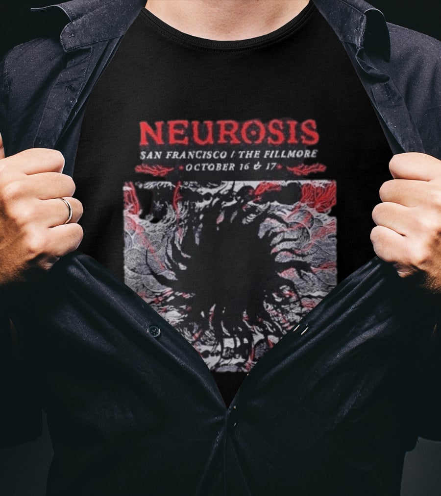 Neurosis San Francisco The Fillmore October 16 & 17 Concert T-Shirt