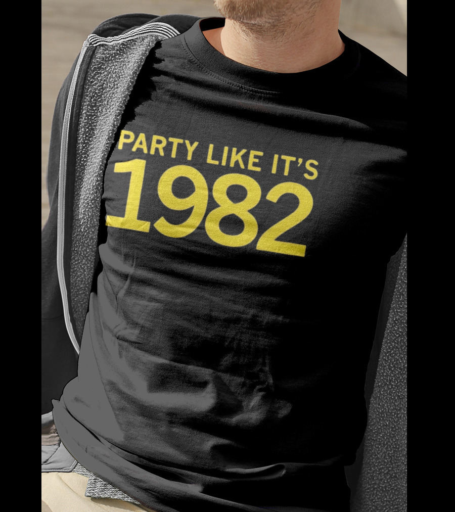 Party Like It's 1982 Birthday Celebration T-Shirt