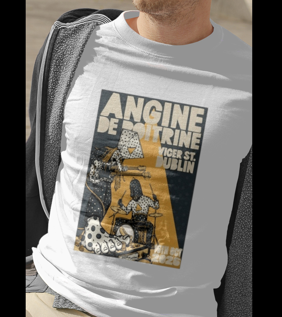 Angine De Poitrine Vicar Street Dublin 16th October 2026 T-Shirt