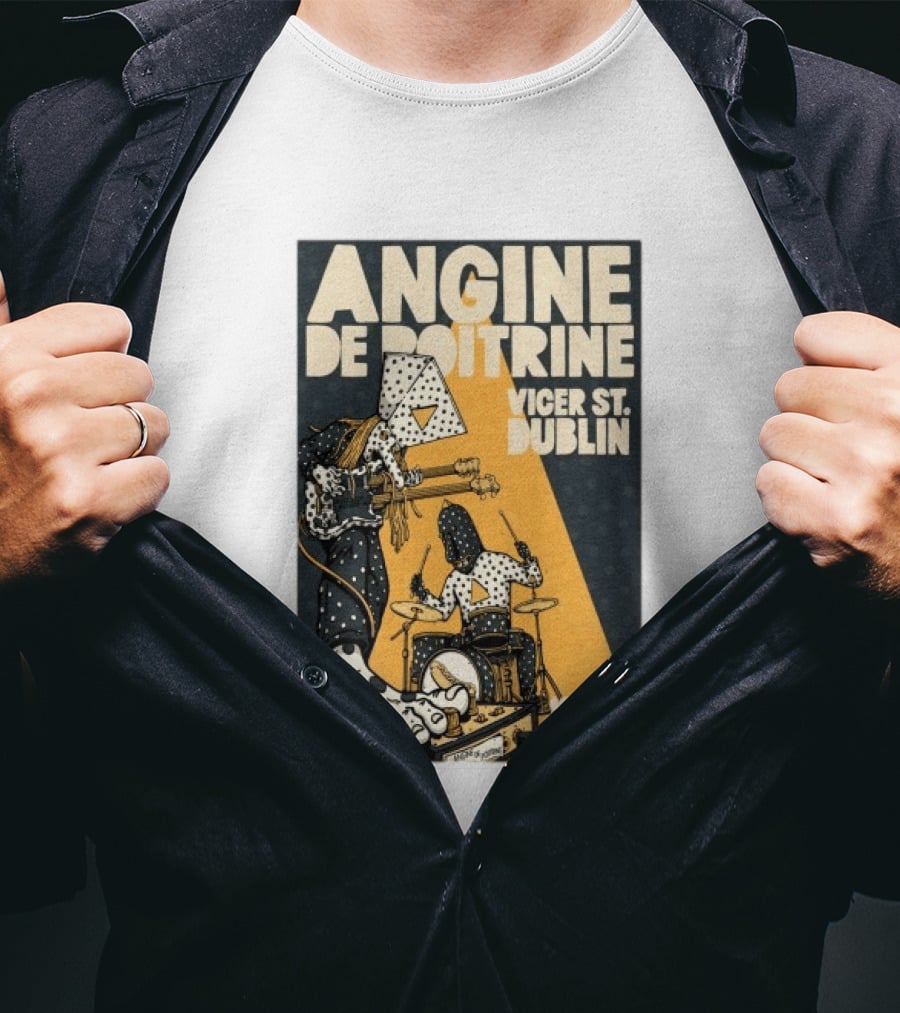Angine De Poitrine Vicar Street Dublin 16th October 2026 T-Shirt