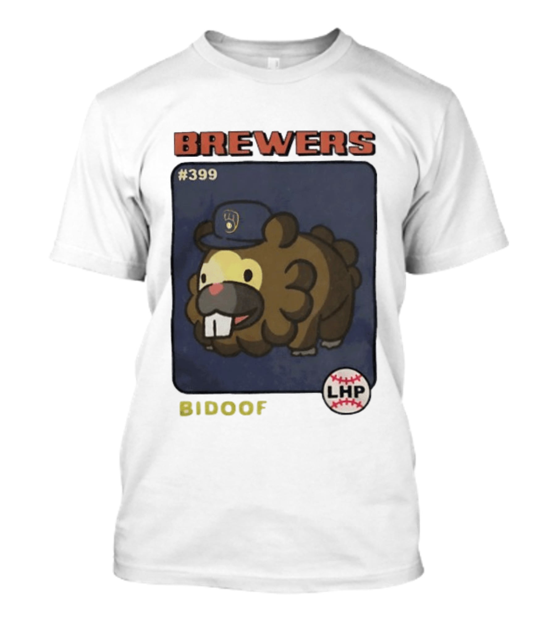 Brewers Bidoof #399 LHP Collaboration T-Shirt