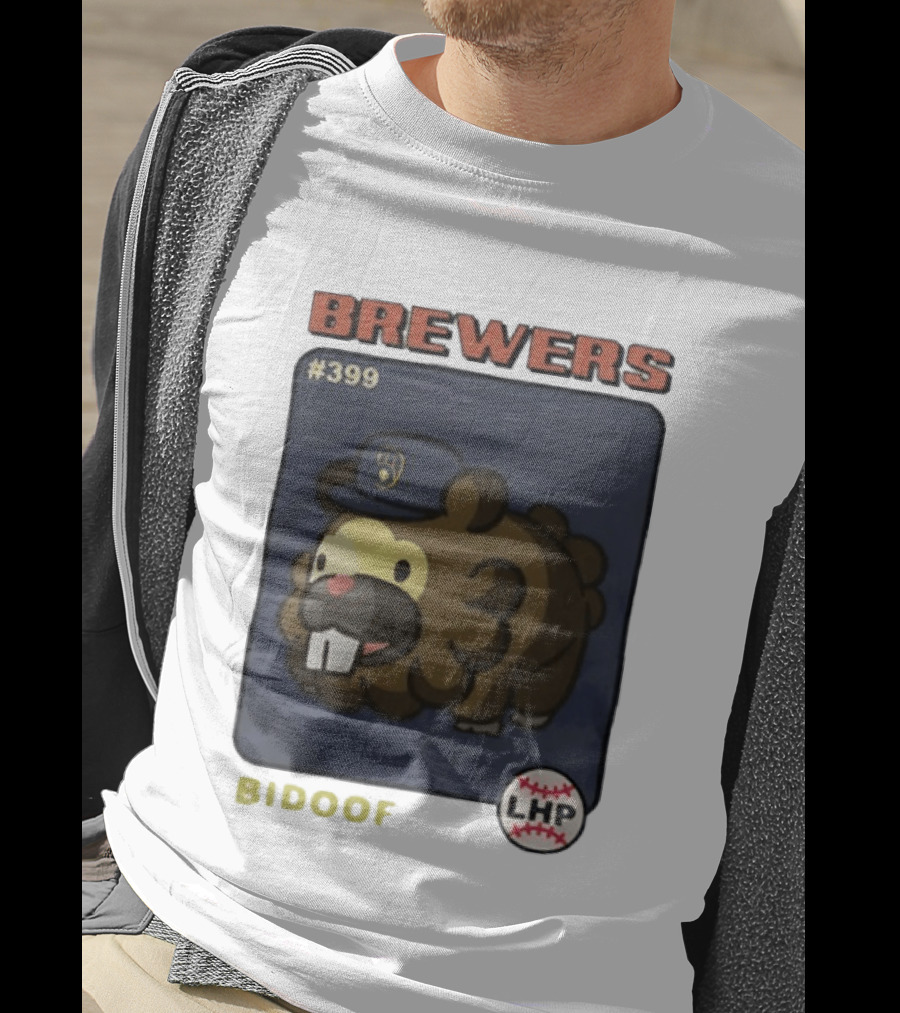 Brewers Bidoof #399 LHP Collaboration T-Shirt
