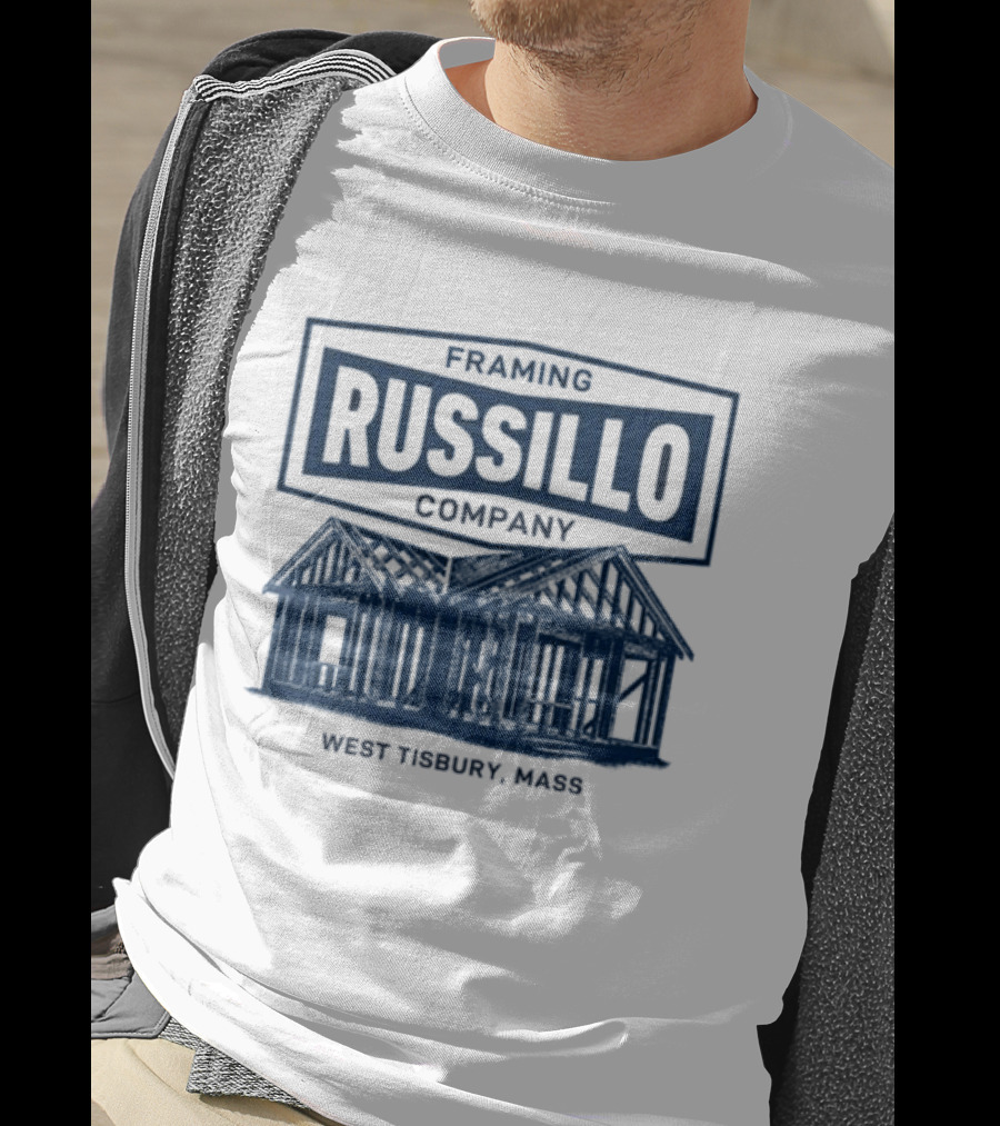 Russillo Framing Company West Tisbury Mass Building T-Shirt