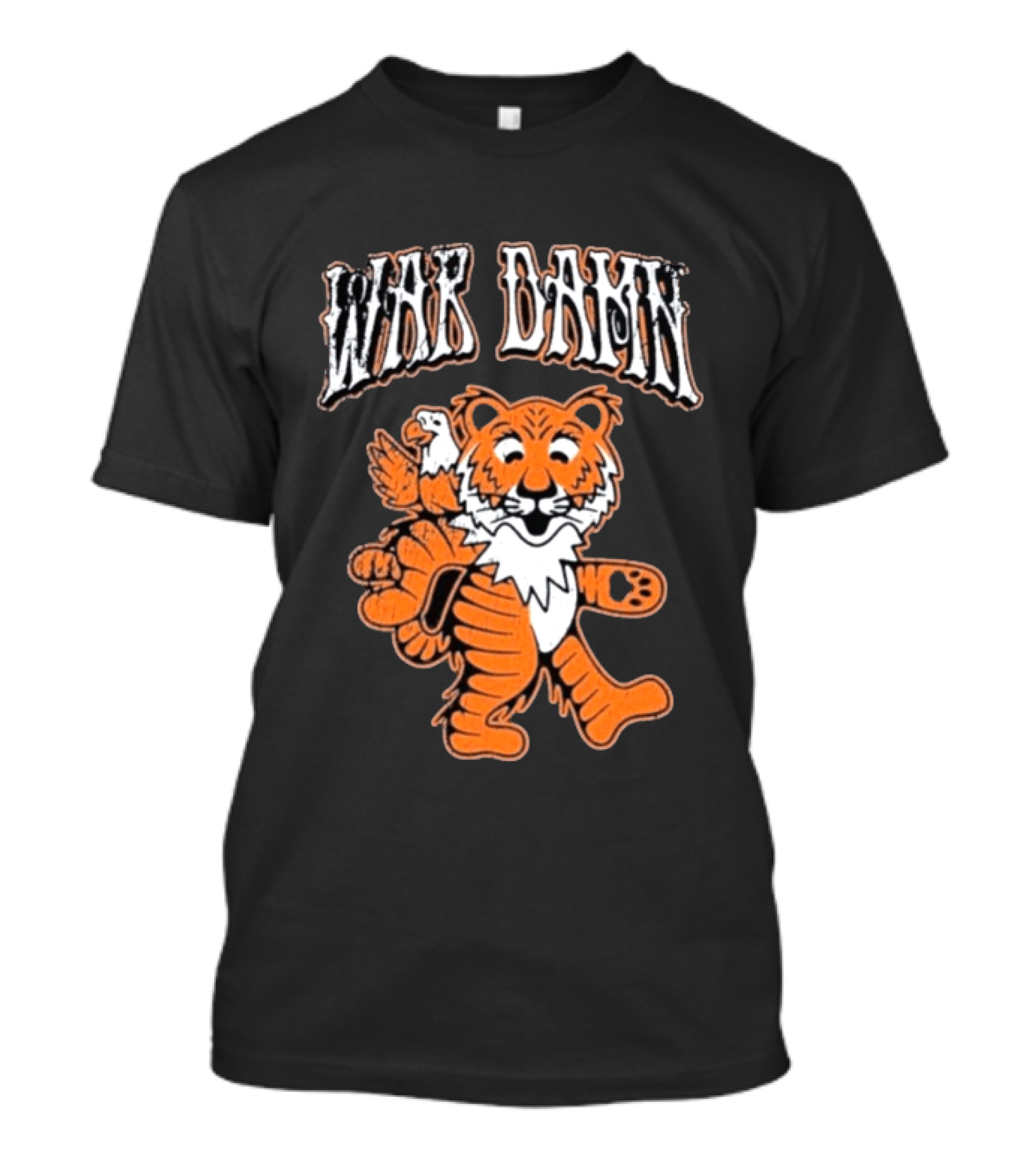 Auburn Tigers War Damn Tiger And Eagle T-Shirt