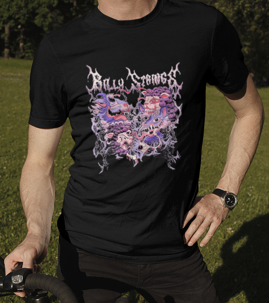 Billy Strings Heart With Vibrant Monster Faces T-Shirt