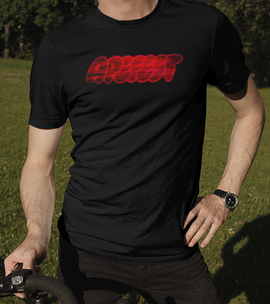 Bored Ape Yacht Club Store Red Distorted Text Interference T-Shirt
