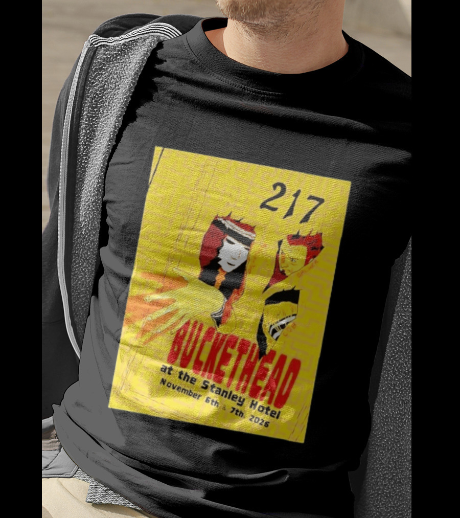 Buckethead 217 At The Stanley Hotel November 6th & 7th 2026 T-Shirt