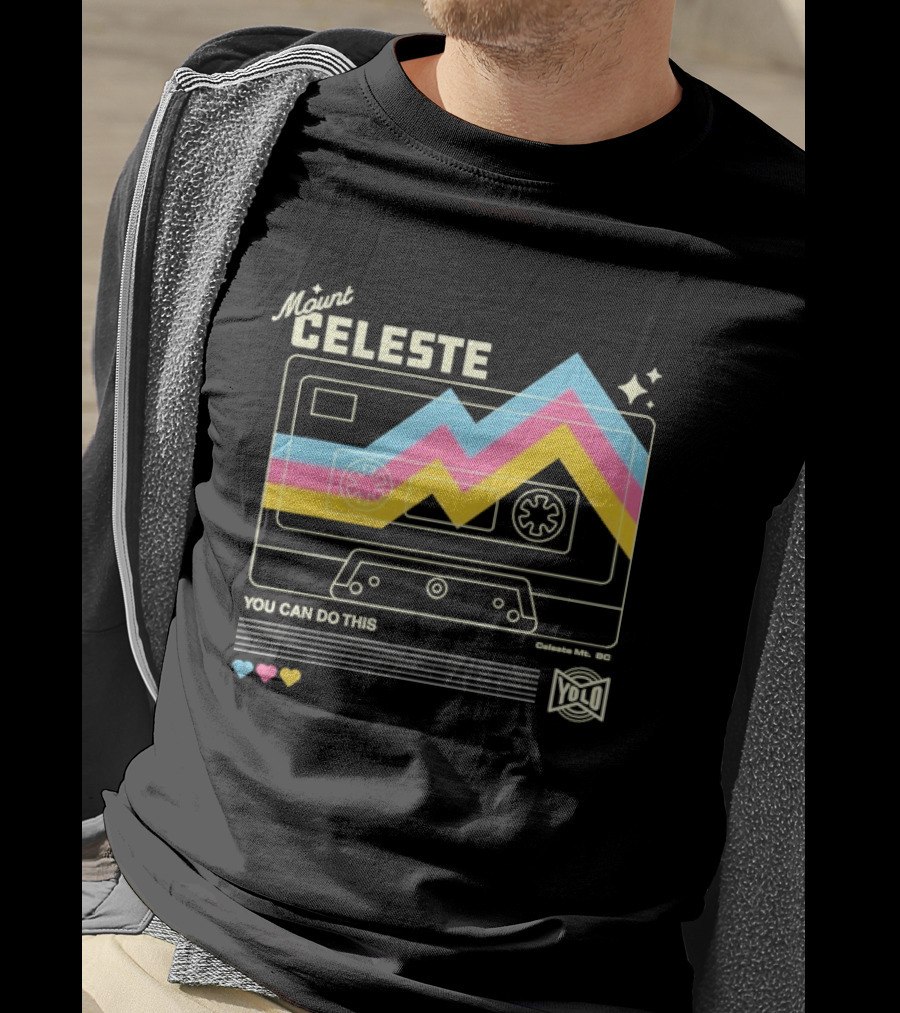 Mount Celeste You Can Do This Retro Cassette Tape T-Shirt