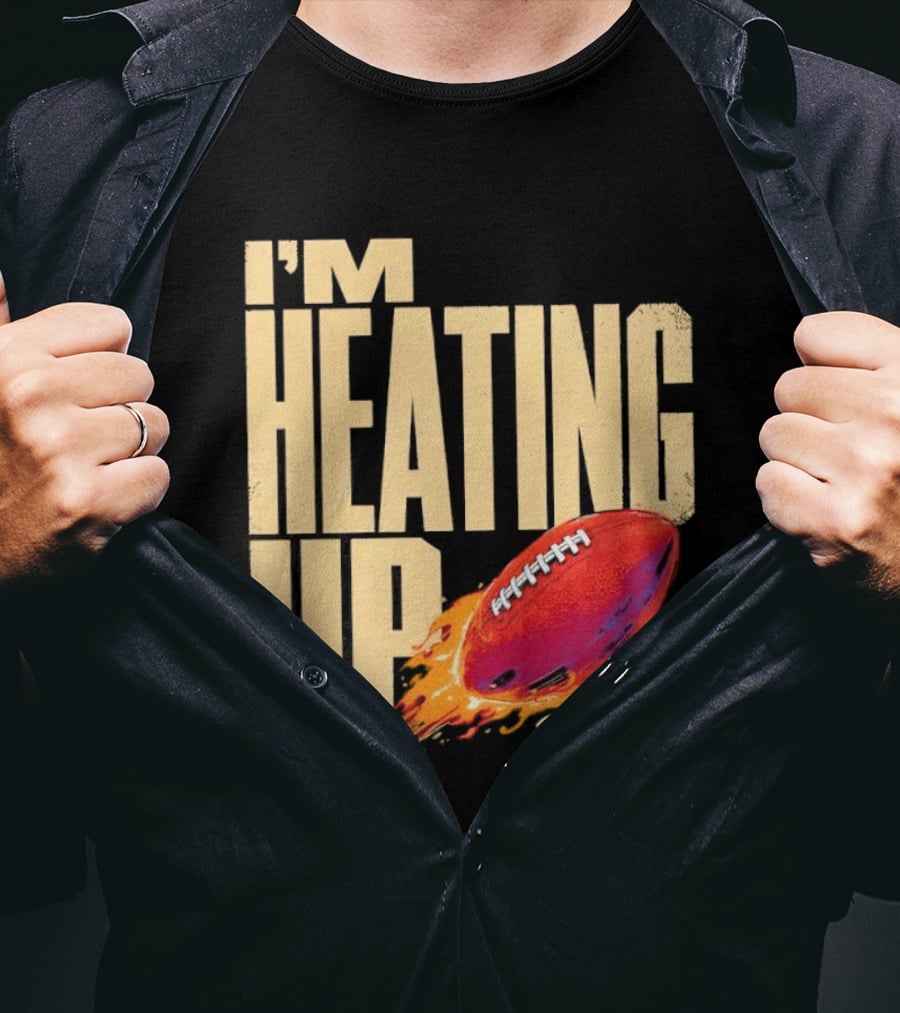 I'm Heating Up Jameis Winston New York Giants Stacked Football T-Shirt