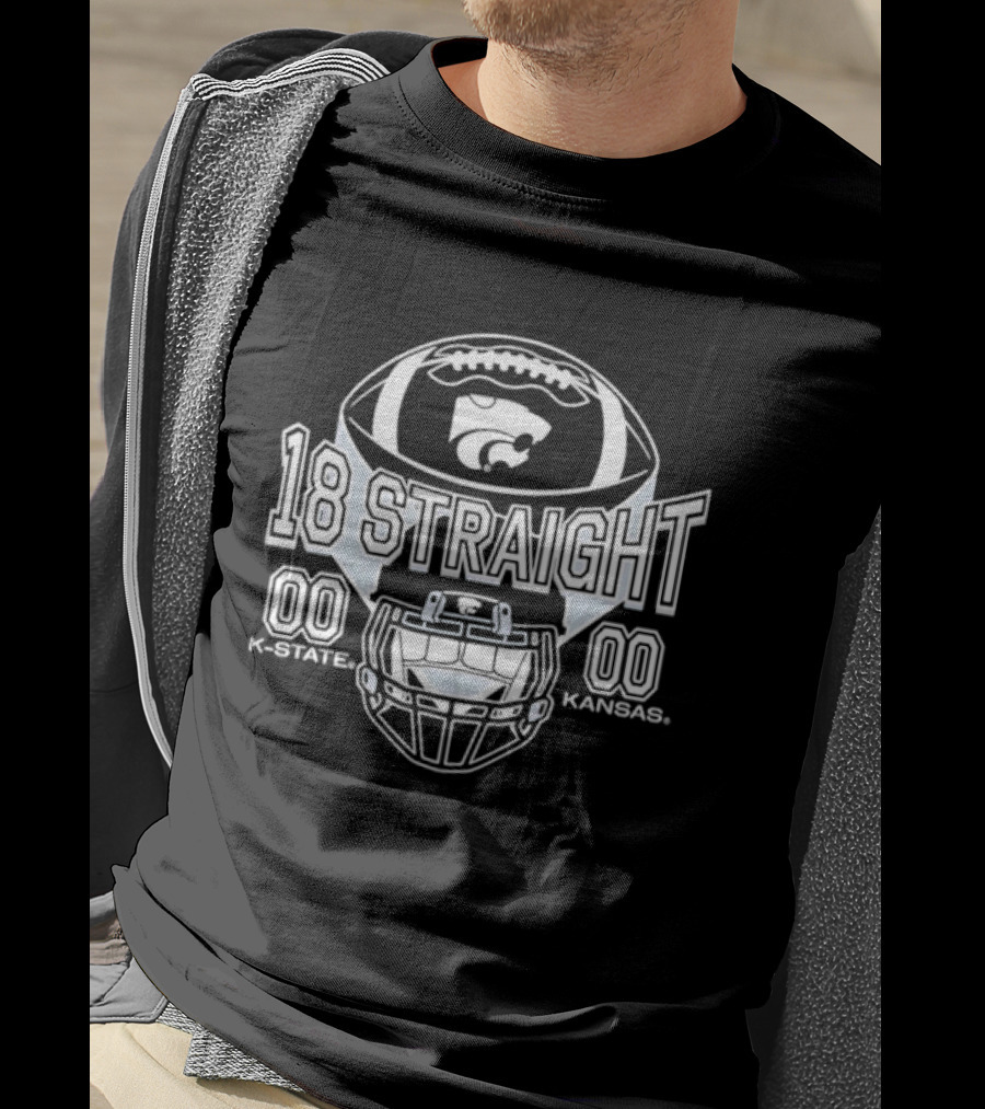 K State Wildcats Football 18 Straight Wins Over Kansas Jayhawks T-Shirt
