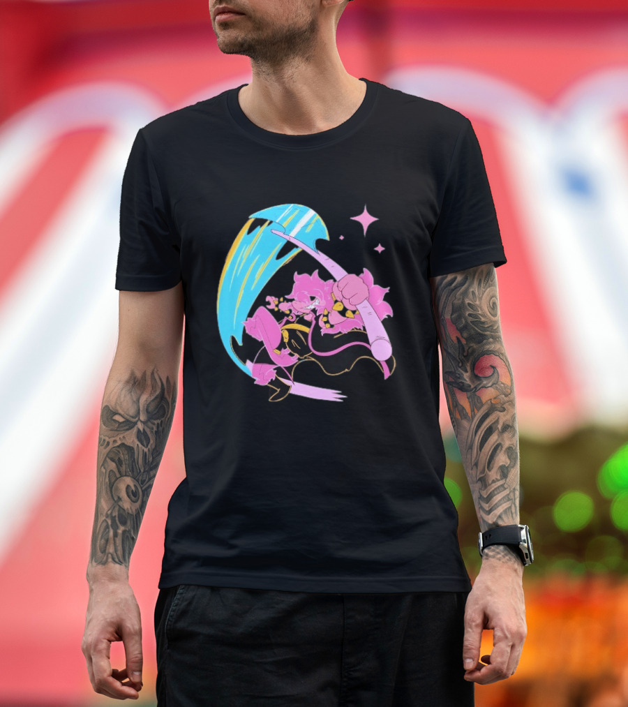 Deltarune Rudebuster Axe Character Slash Attack T-Shirt