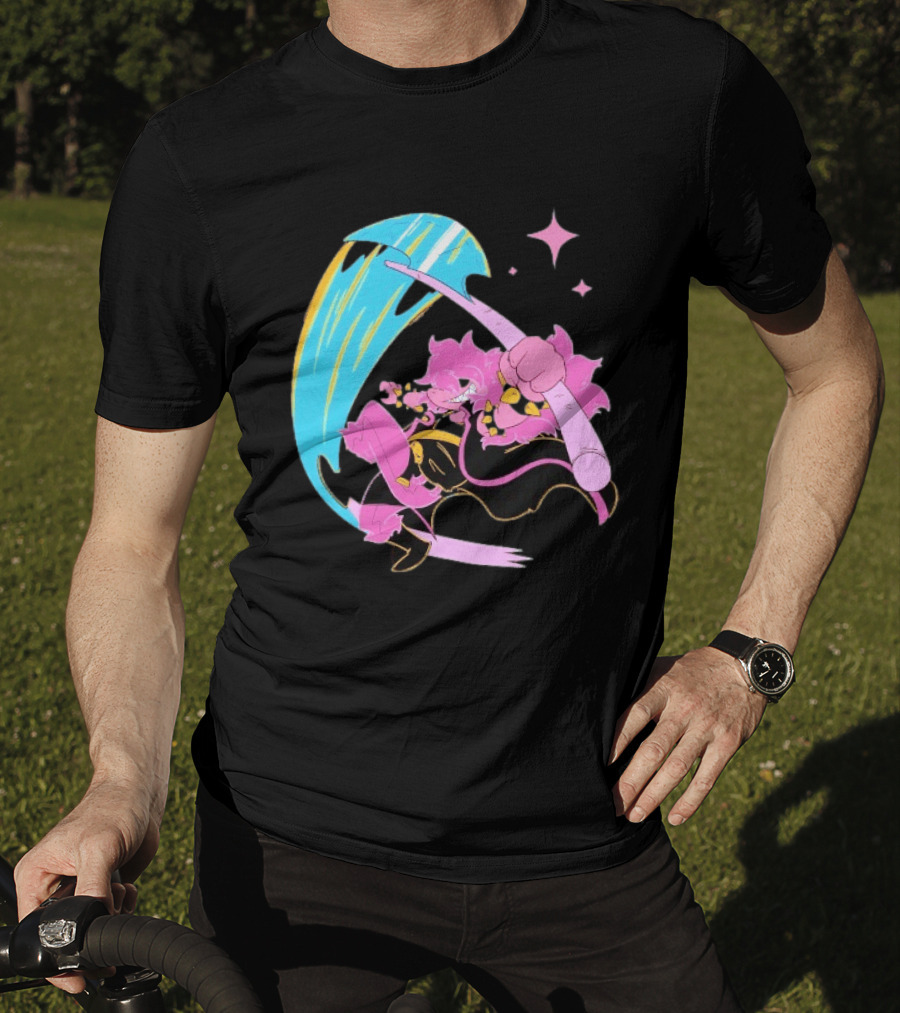 Deltarune Rudebuster Axe Character Slash Attack T-Shirt