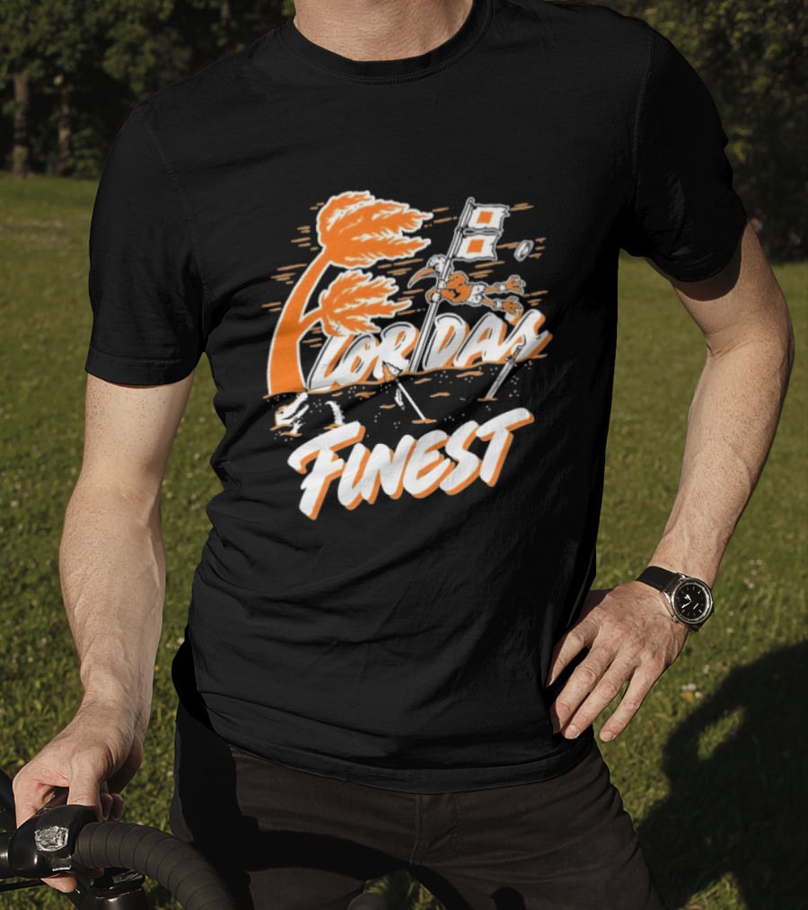 Miami Hurricanes Florida's Finest Palm Tree T-Shirt