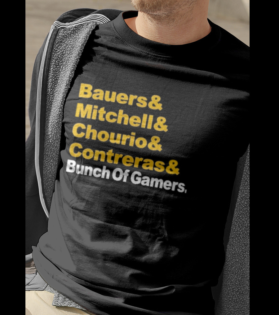 Milwaukee Brewers Bauers Mitchell Chourio Contreras Bunch Of Gamers T-Shirt