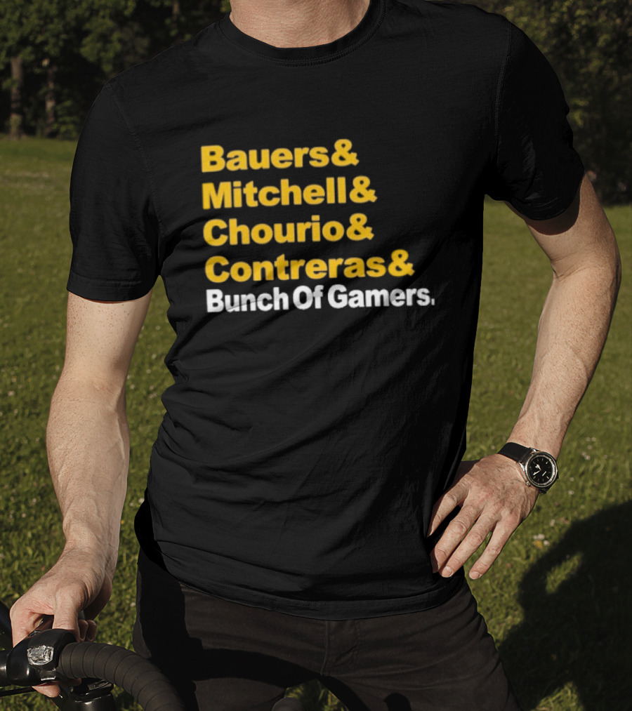 Milwaukee Brewers Bauers Mitchell Chourio Contreras Bunch Of Gamers T-Shirt
