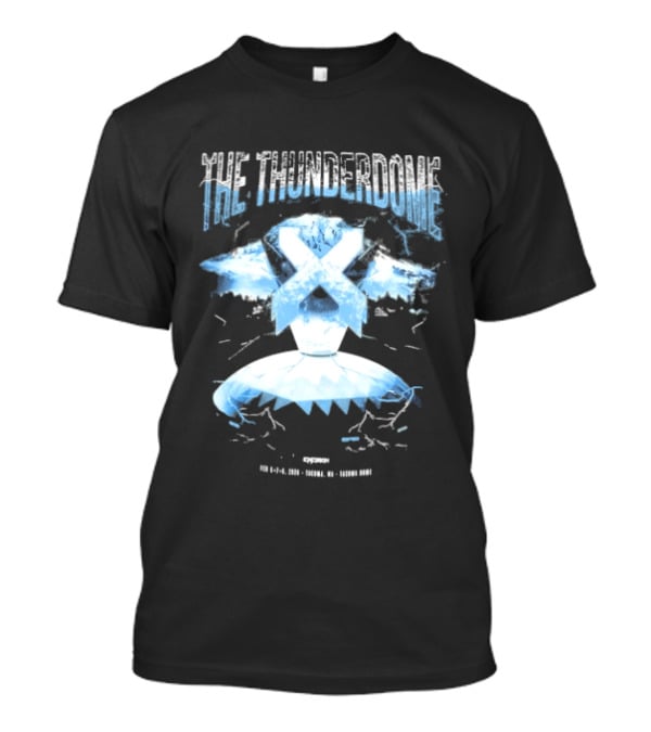Excision The Thunderdome 2026 Ice Mountain X Lightning Event Dates 12 January 14 January Tacoma Dome T-Shirt