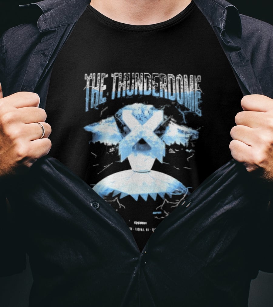 Excision The Thunderdome 2026 Ice Mountain X Lightning Event Dates 12 January 14 January Tacoma Dome T-Shirt