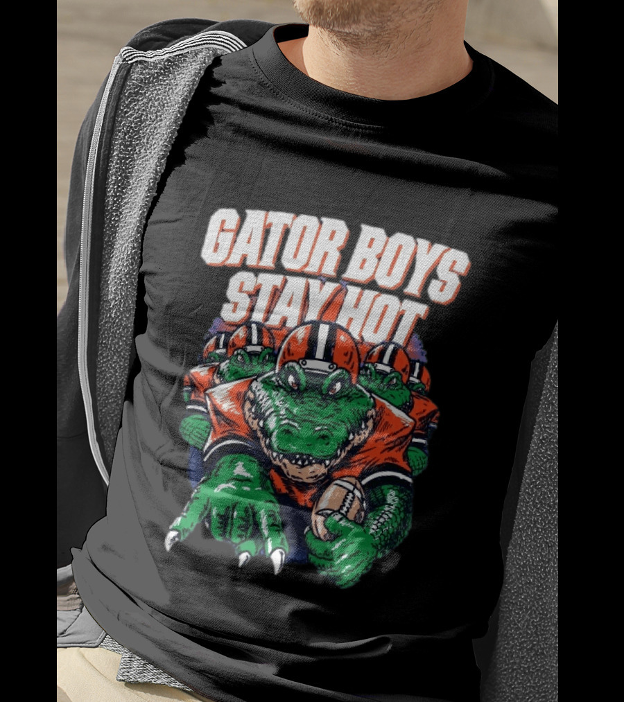 Florida Gators Gator Boys Stay Hot Football Spirit T-Shirt
