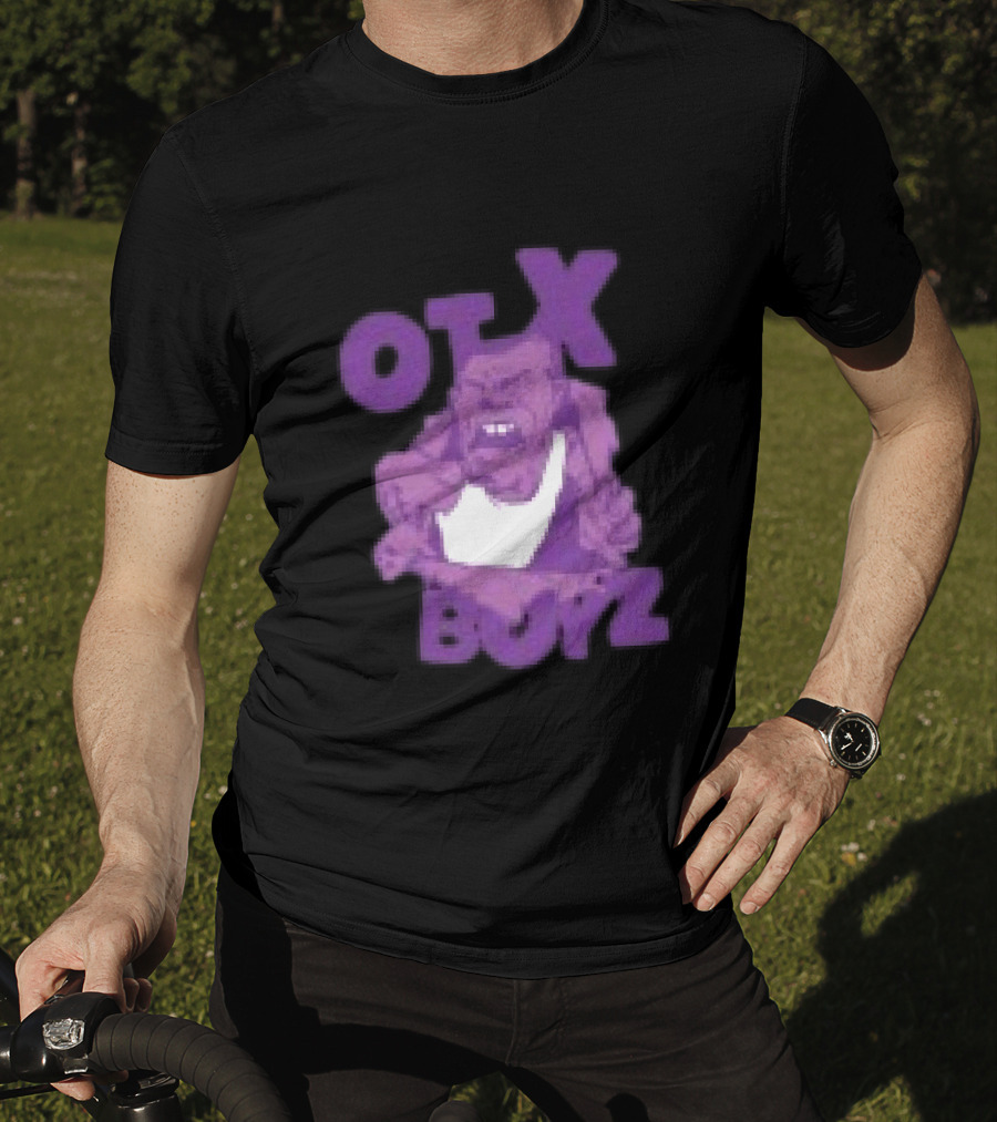 OTX Boyz Purple Character Geezy World Store Breakout T-Shirt