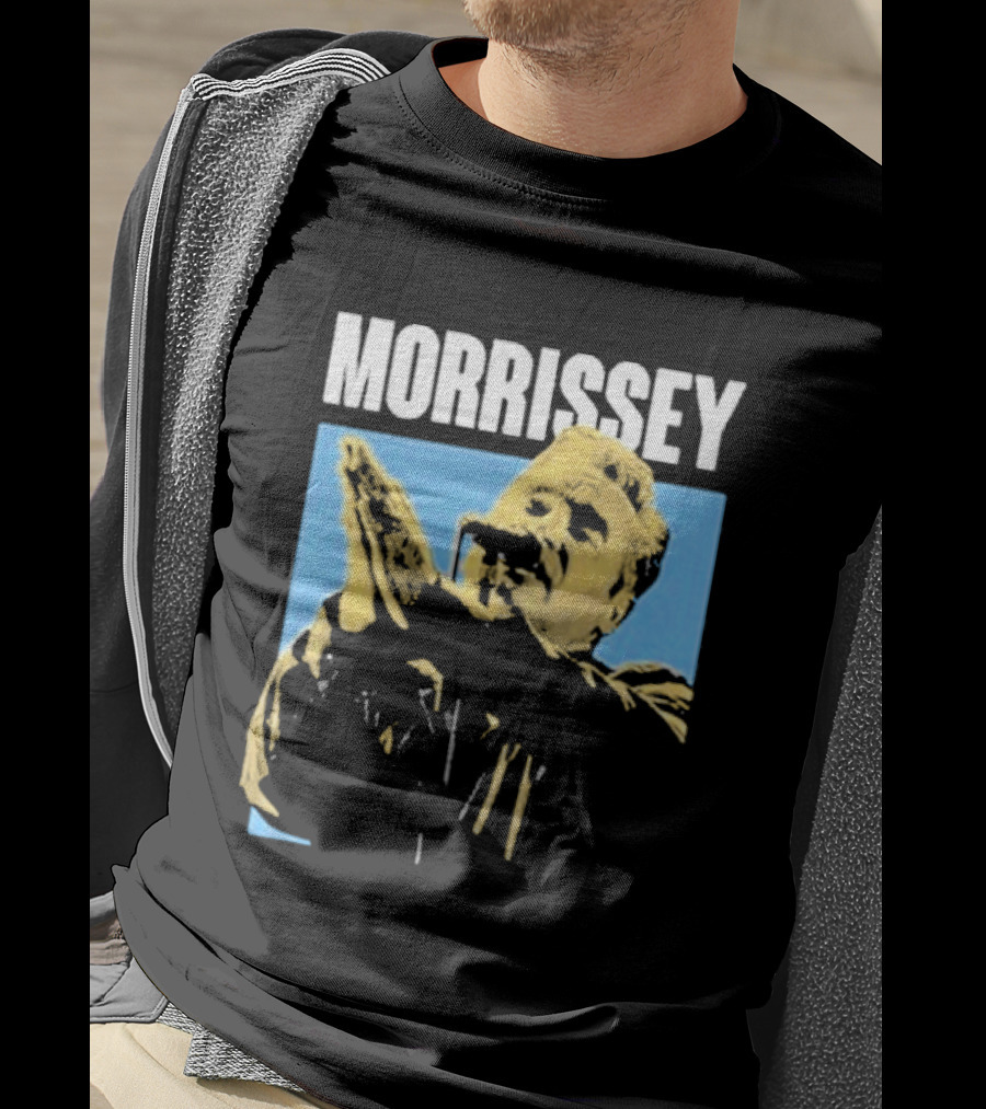 Morrissey Pop Praise Iconic Clapping Microphone T-Shirt