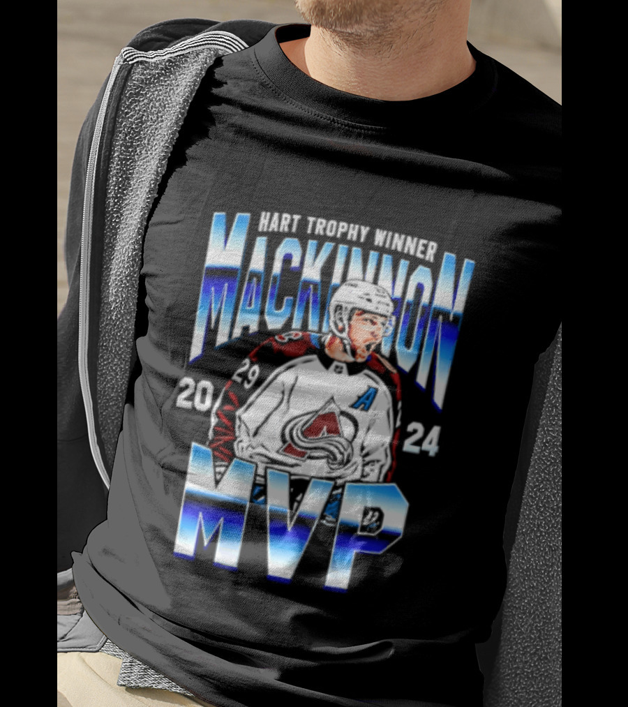 Nathan MacKinnon 2024 Hart Trophy Winner MVP T-Shirt