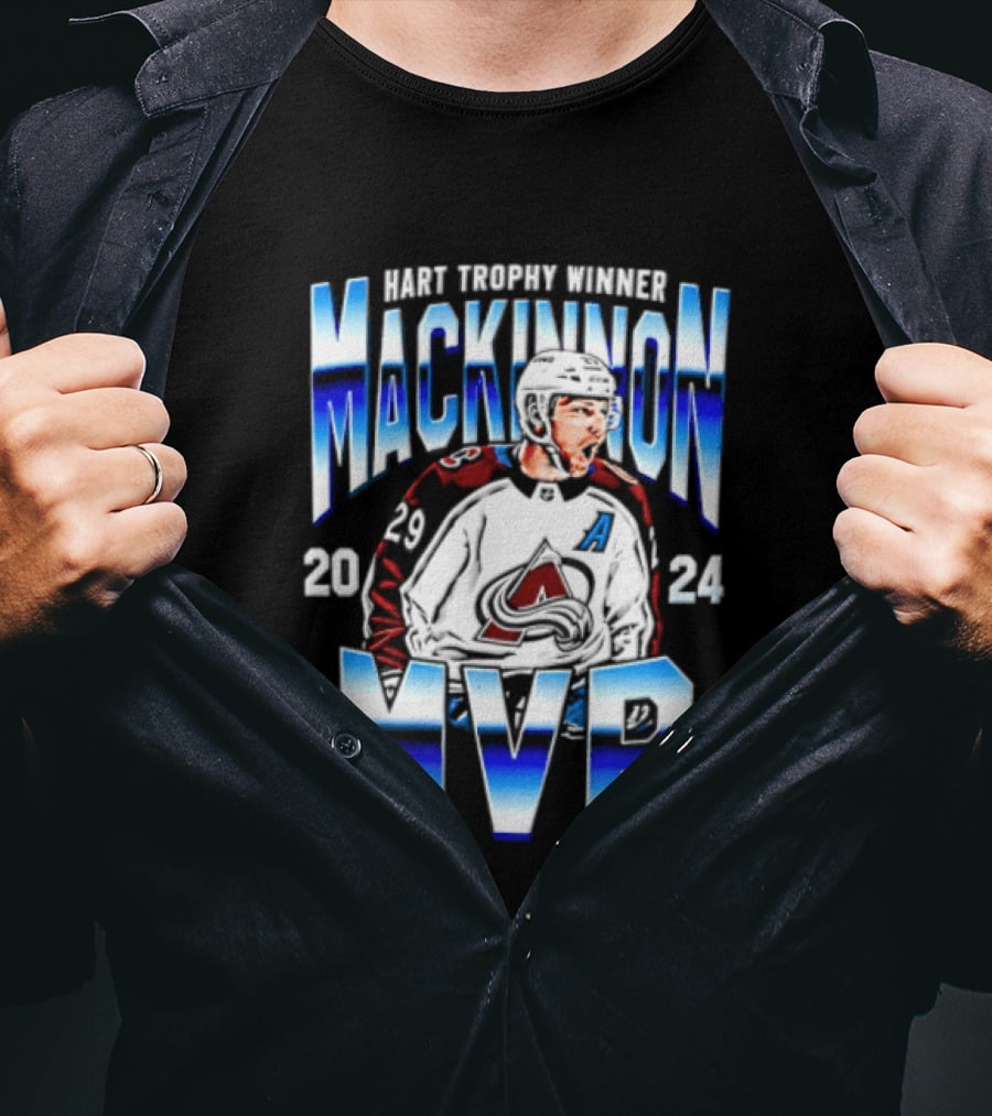 Nathan MacKinnon 2024 Hart Trophy Winner MVP T-Shirt