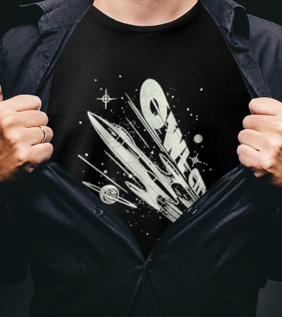Owl City Rocket Neon Starry Space Adventure T-Shirt