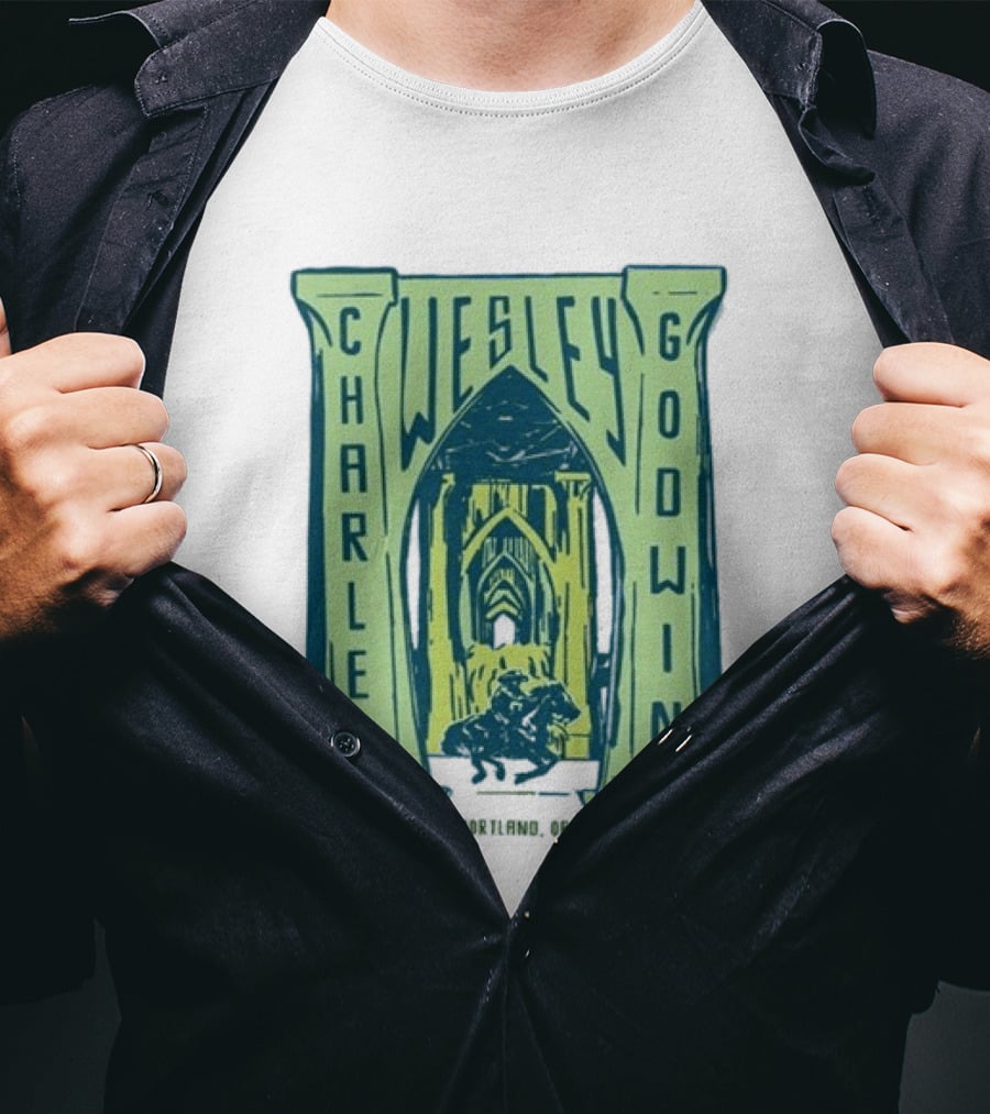 Charles Wesley Godwin With Danno Simpson Crystal Ballroom Portland OR October 18 2026 T-Shirt